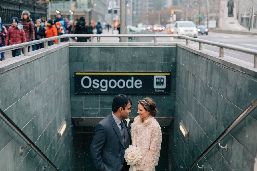 Urban wedding photos