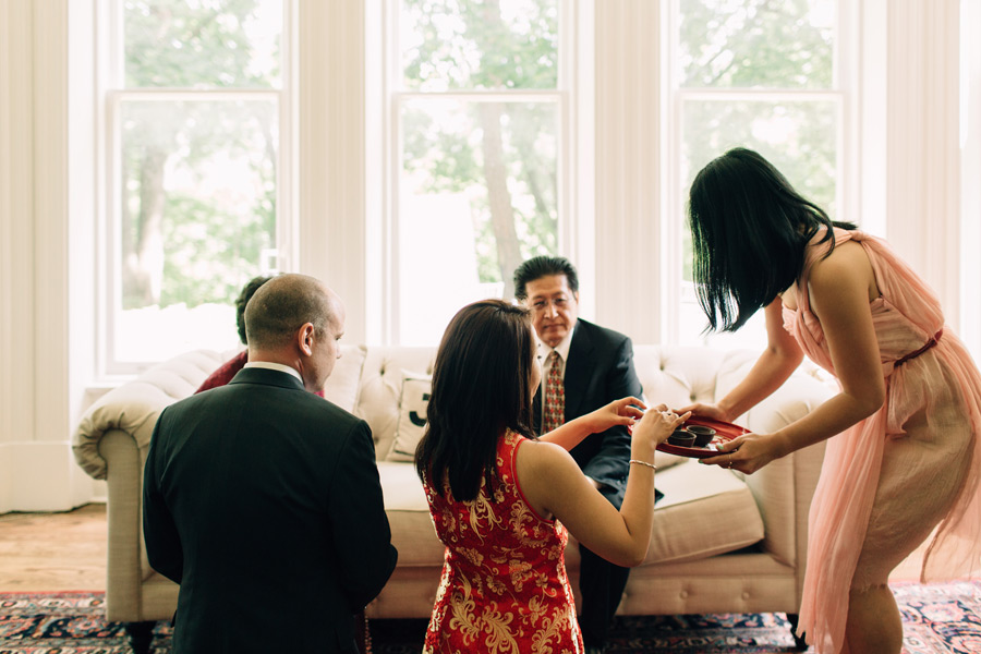 Chinese tea ceremony wedding