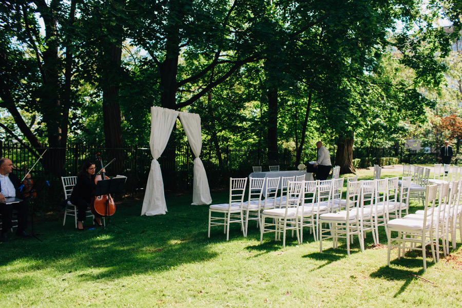 De La Salle House wedding ceremony