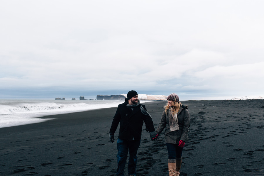 iceland engagement photos