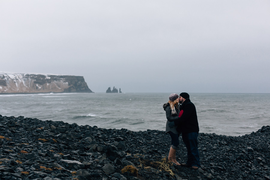 Iceland dyrholaey engagement