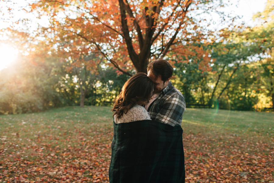 high park engagement photos in the fall