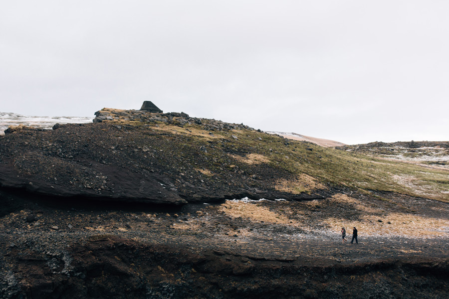 dyrholaey peninsula Iceland engagement photos