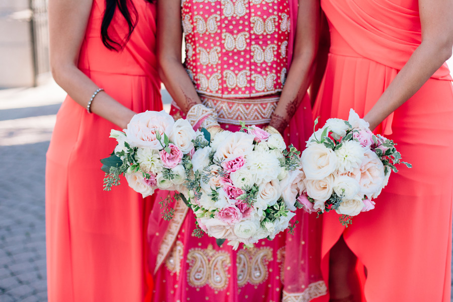 flower time wedding bouquets