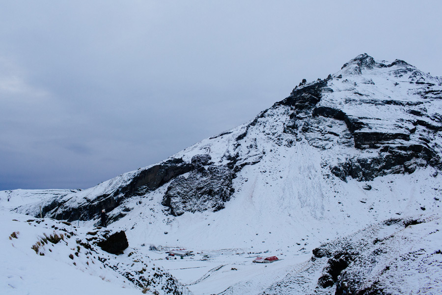 Icelandic winter landscape