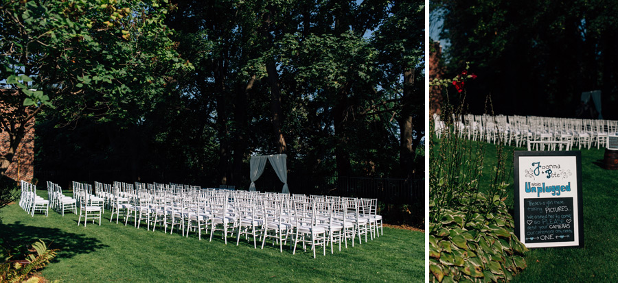 wedding ceremony de la salle heritage house