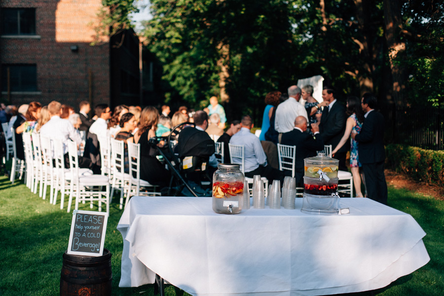 wedding ceremony de la salle heritage house Toronto