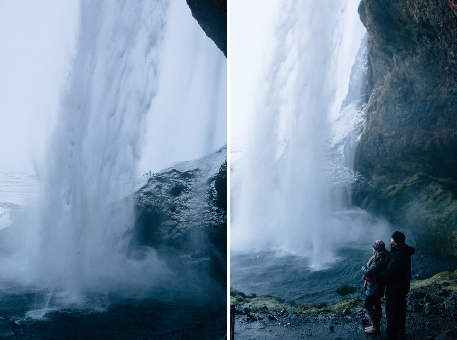 Seljalandsfoss Iceland engagement pictures