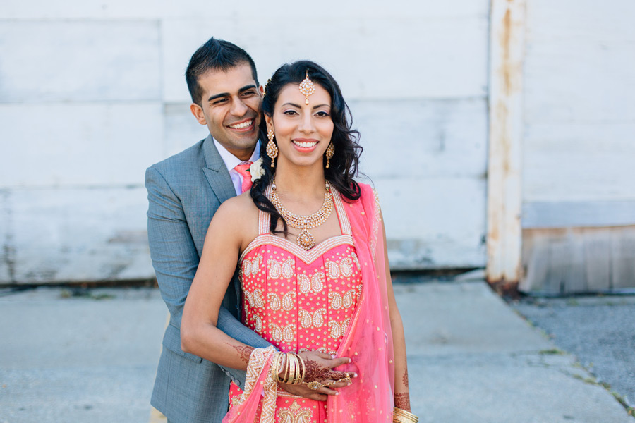 downtown wedding portraits