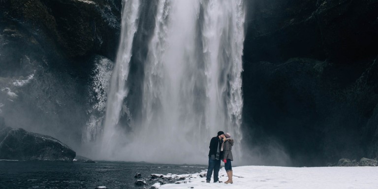 Iceland engagement photography